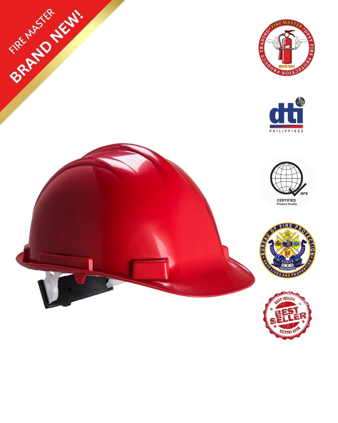 HARD HAT COLOR RED