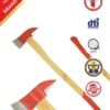 FIREMANS AXE 3FT WOOD HANDLE