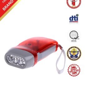 HAND CRANK DYNAMO FLASHLIGHT